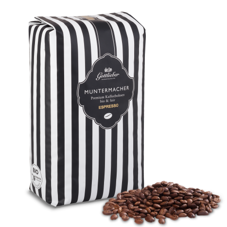 Muntermacher Espresso seitlich mit Röstung