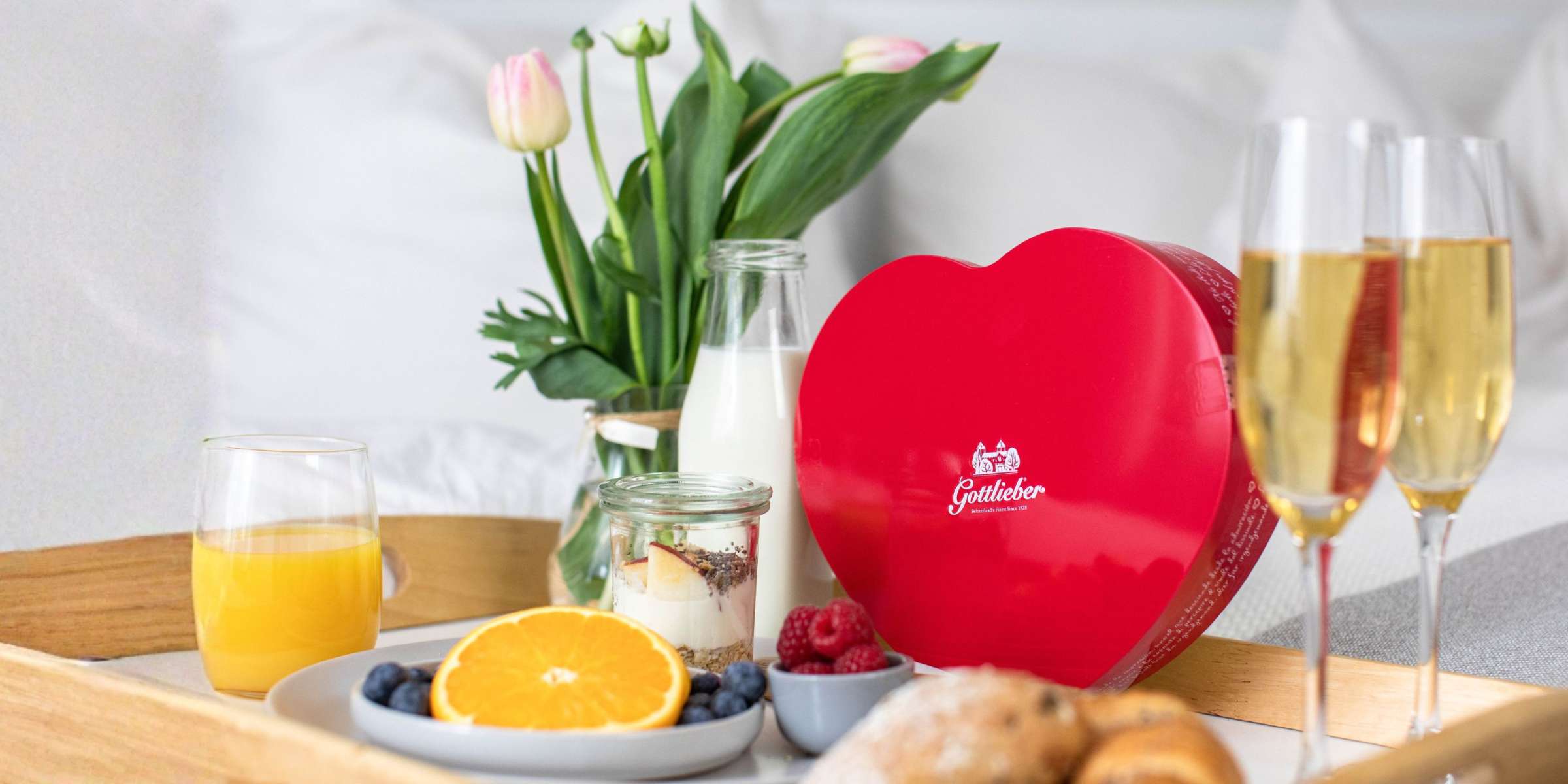 Süsse Liebesbotschaften verschenken zum 14. Februar