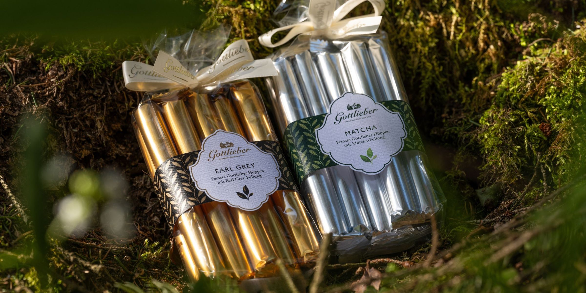 Unsere neuen Matcha und Earl Grey Hüppen